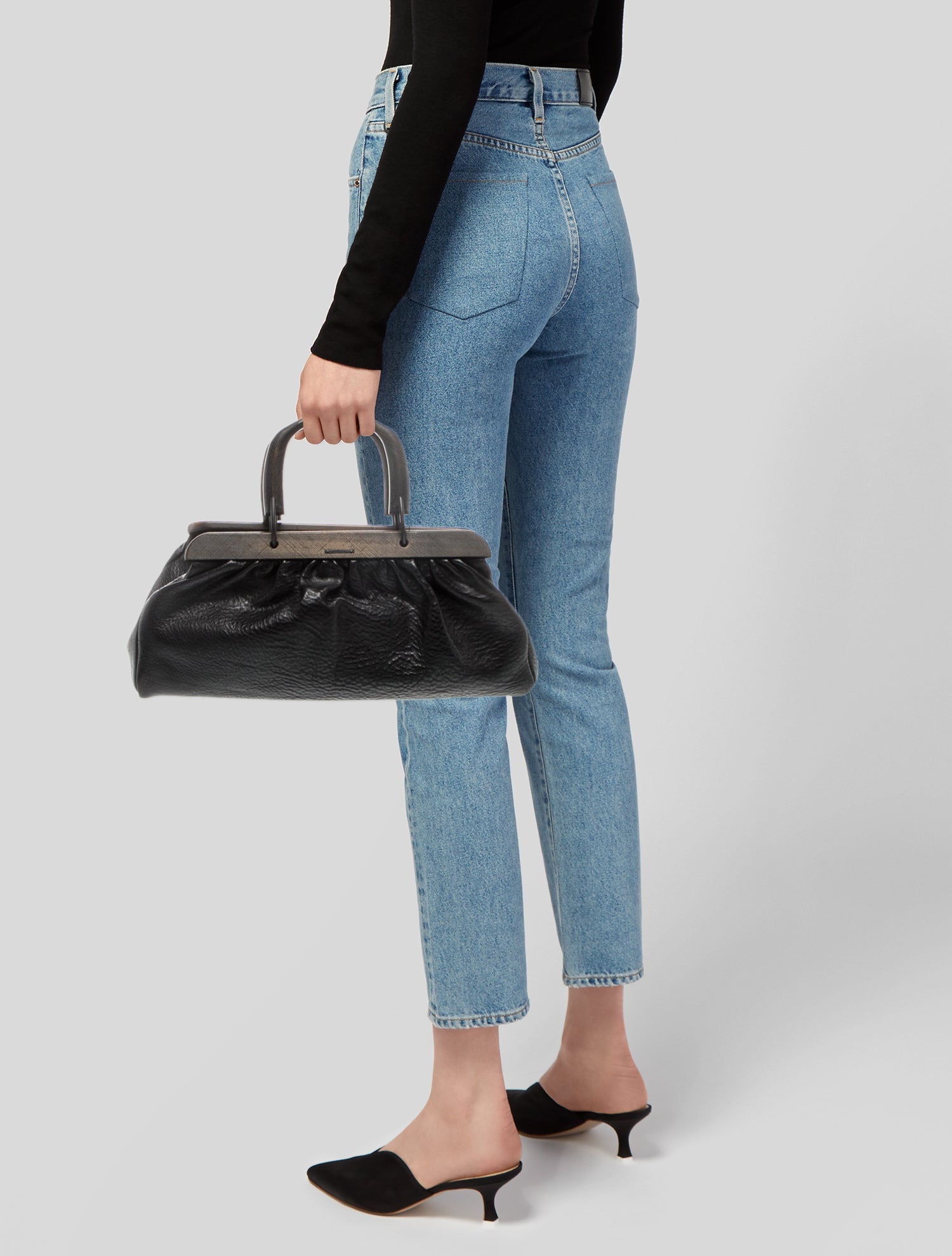 Gucci Leather Top Handle Bag